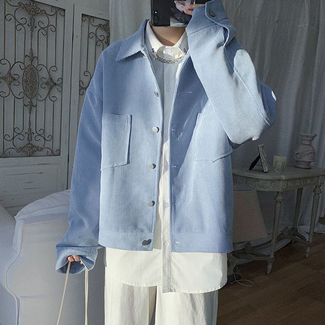 Scherokee-Corduroy Button Jacket