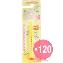 San-X - Sumikko Gurashi Toothbrush with Sucker & Cap Neko (x120) (Bulk Box)
