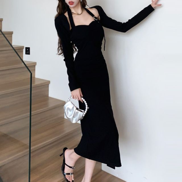 formal dresses tacoma Tacoma Dress Black - Strapless Maxi Dress main image 1