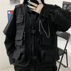 Malnia Home - Couple Matching Cargo Vest Malnia Home - Couple Matching Cargo Vest
