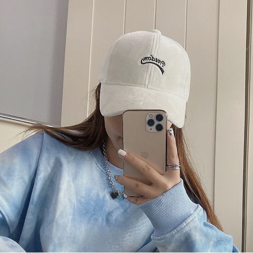 Letter Embroidered Baseball Cap