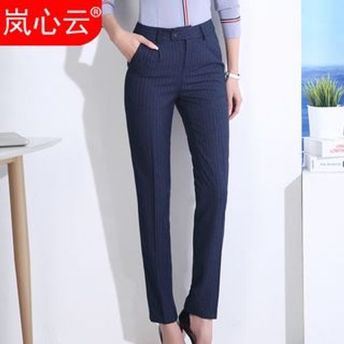 S-5XL Women Formal Pants for Office Lady Business Work 2022 Autumn Winter  Straight Trousers Black Pants Female 4XL Women Clothes - AliExpress
