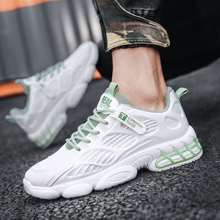 platform lace up sneakers