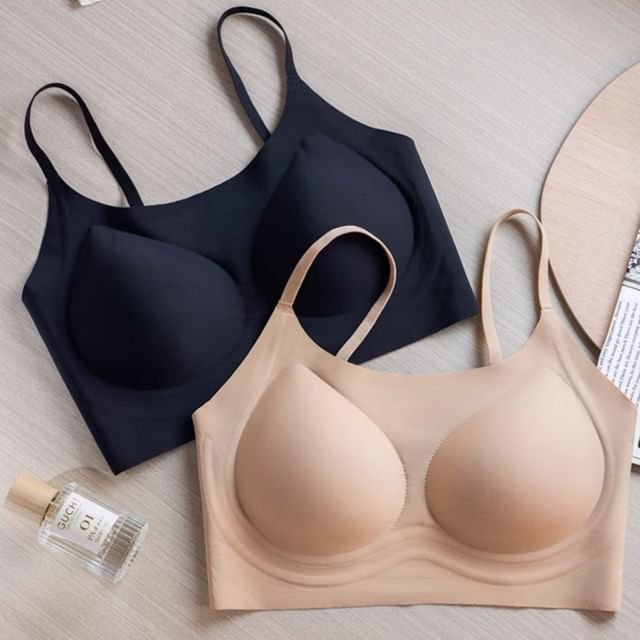 Gecko-Plain Seamless Wireless Bra