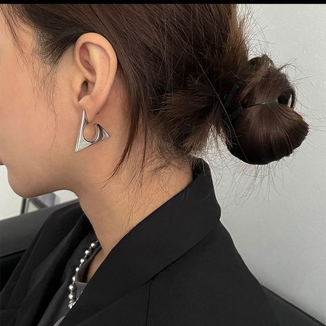 Hansha-Triangle Alloy Dangle Earring