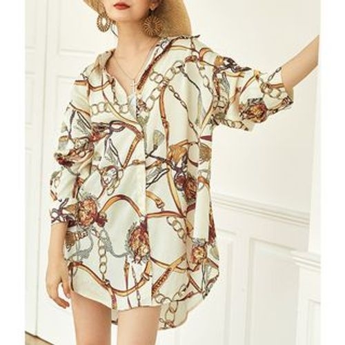 Chain Print Silk Shirt - Ready-to-Wear