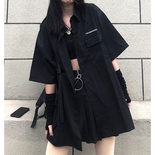 Short-Sleeve Pocket Cargo Jacket 