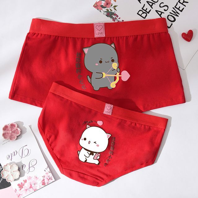 Buy Wholesale China Valentines Gifts Men And Women Couple Underwear Boxers  Sexy Male&female Matching Boxer Briefs Sets & Couple Underwear at USD 0.65