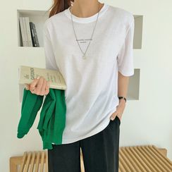 Envy Look - Letter Print T-Shirt Envy Look - Letter Print T-Shirt