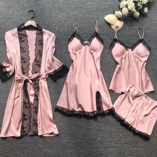pink pajama dress