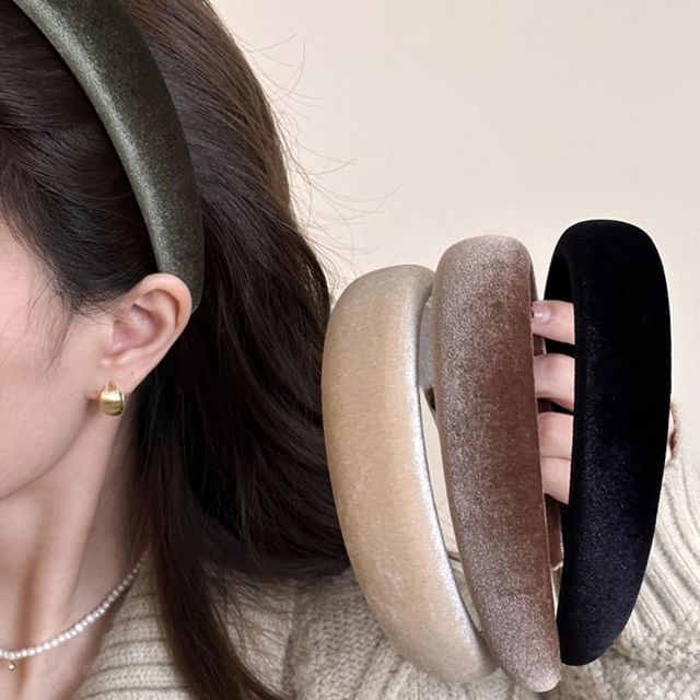 Gemsha-Plain Velvet Headband