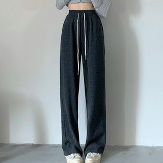 Seoul Crush - Plain Sweatpants | YesStyle