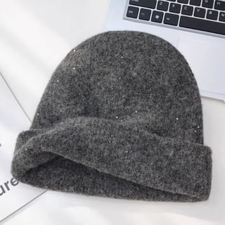 FROME-Sequined Knit Beanie