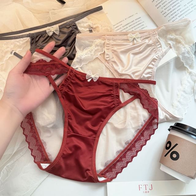 camikiss-Lace Trim Panties