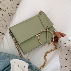 Anadelta - Faux Leather Crossbody Bag Anadelta - Faux Leather Crossbody Bag