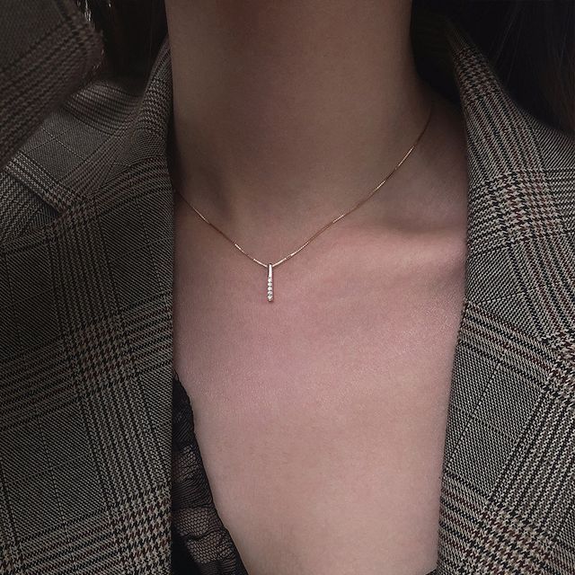 Kamuel-Bar Pendant Sterling Silver Choker