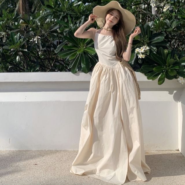 knee length dresses for ladies Anora Floral Tiered Maxi Dress main image 1