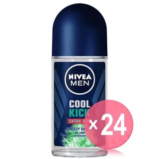 NIVEA - Men Cool Kick Extra Dry Freezy Green Deodorant Roll On (x24) (Bulk Box)