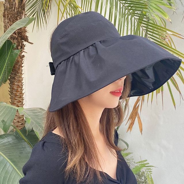 Wide Brim Plain Bucket Hat | YesStyle