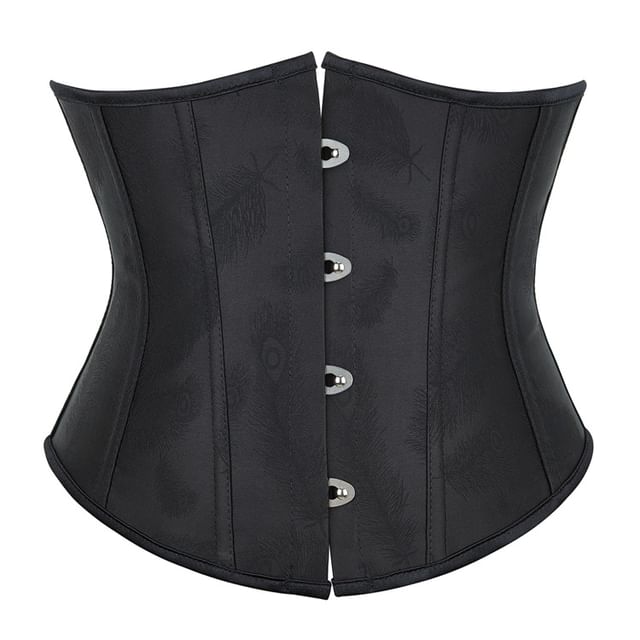 Lady Citrus-Strapless Plain Corset Top
