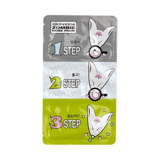 SKIN 1004 - Zombie 3-Step Nose Pack (Korea Edition)