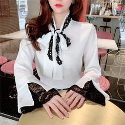 OGAWA - Lace Trim Blouse OGAWA - Lace Trim Blouse