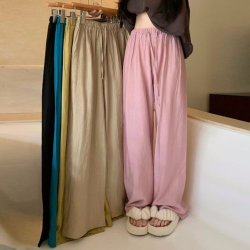 Bloombloom - High Waist Wide-Leg Pants, YesStyle