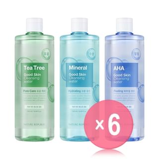 NATURE REPUBLIC - Good Skin Cleansing Water - 3 Types  (x6) (Bulk Box)