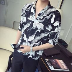 Andrei - 中袖印花上衣 Andrei - 中袖印花上衣