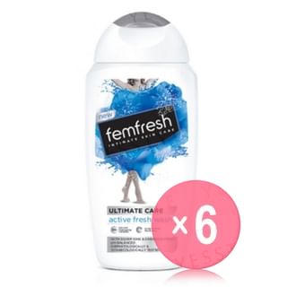 Femfresh - Ultimate Care Active Fresh Intimate Cleansing Wash (x6) (Bulk Box)