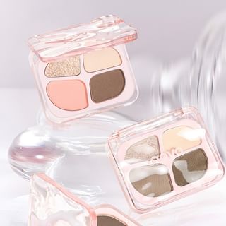 NOVO - Dreamy Vivid Quad Aegyo-Sal & Eyeshadow Palette - 4 Types