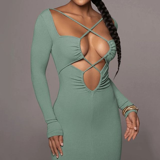 long sleeve maggy london dresses Wynona Below the Knee Fit & Flare Dress