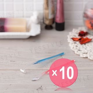 KAI - Super Compact Blade Eyebrow Disposable L+T (x10) (Bulk Box)