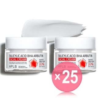 APLB - Salicylic Acid BHA Arbutin Facial Cream Set (x25) (Bulk Box)