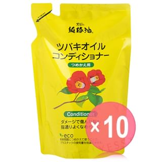 KUROBARA - Pure Tsubaki Camellia Oil Conditioner Refill 10pcs Bundle Set