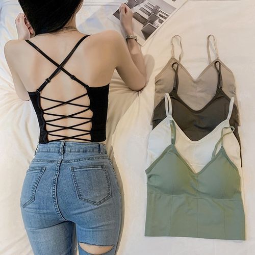 Open Back Bra Top