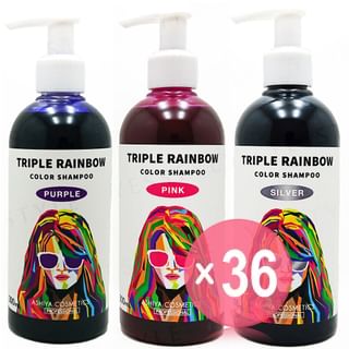 ASHIYA - Triple Rainbow Color Shampoo (x36) (Bulk Box)