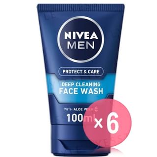 NIVEA - Protect & Care Deep Cleansing Face Wash (x6) (Bulk Box)