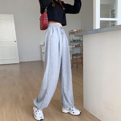 Bodacious! - Plain Drawstring Sports Pants Bodacious! - Plain Drawstring Sports Pants