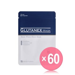 GLUTANEX - Snow White Sheet Mask 5 pcs Set (x60) (Bulk Box)
