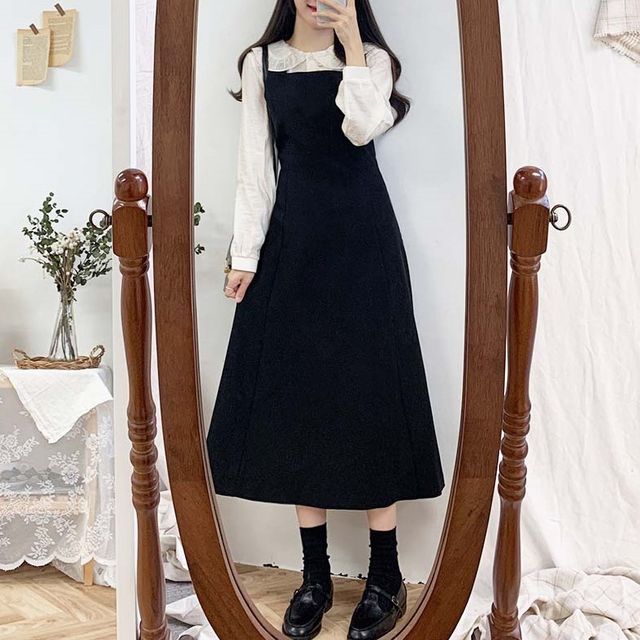 korean fashion overall dress SPANX main image 0