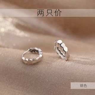Toinianimos-Sterling Silver Hoop Earring