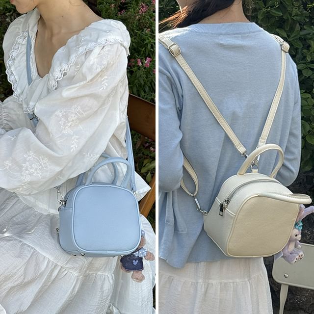 Basaran-Top Handle Crossbody Backpack