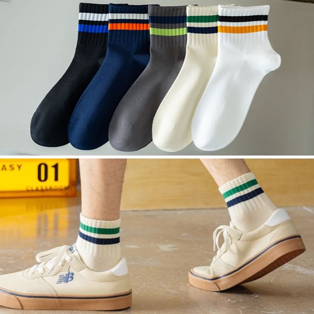 Gentiana-Striped Socks