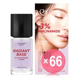My Scheming - Radiant Base 3% Niacinamide UV Primer SPF 50+ PA+++ Purple (x66) (Bulk Box)