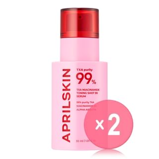 APRILSKIN - TXA Niacinamide Toning Shot 99 Serum 2pcs Bundle Set