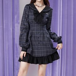 anamaria cutout long sleeve mini dress Echo Long Sleeve Mini Dress
