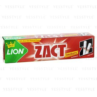 zact lion smokers toothpaste review