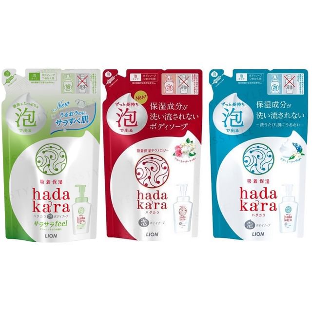 LION-Hadakara Foam Body Soap