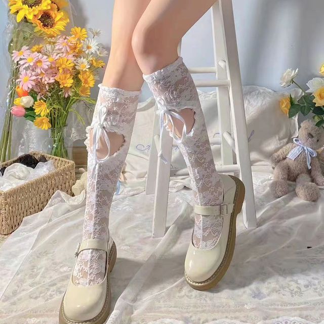 Lychee-Knee High Socks Mid Calf Socks Various Designs